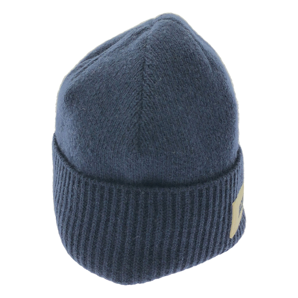 【美品】  JACQUEMUS / ジャックムス | 2023AW | LE BONNET GROSGRAIN LOGO BEANIE ロゴ ビーニー | OS | ネイビー | レディース