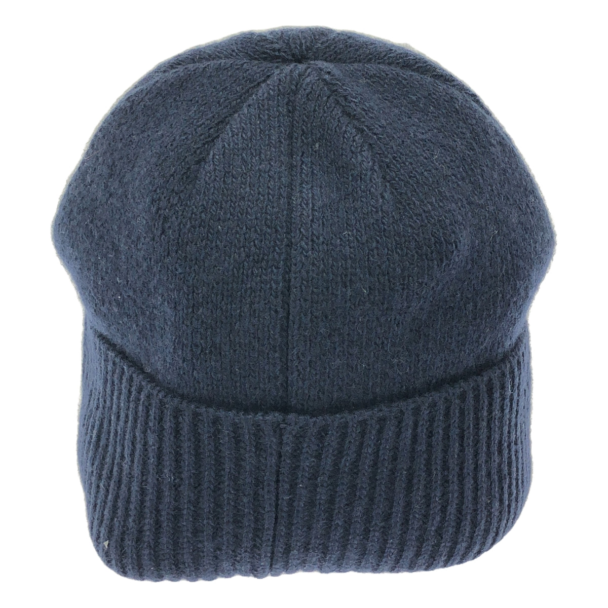 【美品】  JACQUEMUS / ジャックムス | 2023AW | LE BONNET GROSGRAIN LOGO BEANIE ロゴ ビーニー | OS | ネイビー | レディース