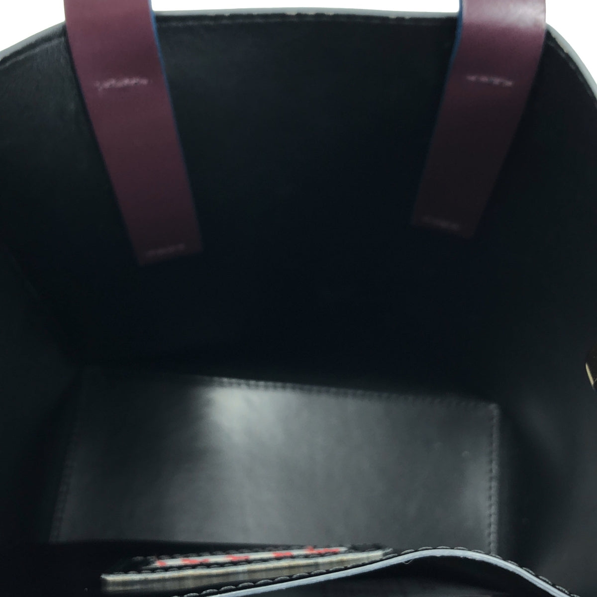 [狀況良好] MARNI | 2021AW | MUSEO | 2WAY 皮革單肩包 | 黑色/紫色 | 女款