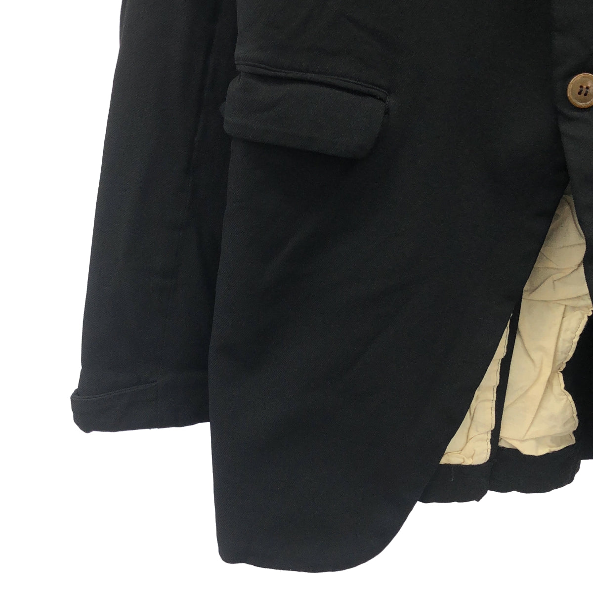 COMME des GARÇONS HOMME PLUS | 2011 秋冬 |聚酯縮水燕尾精裁外套| SHOPBOP S 號 |男士