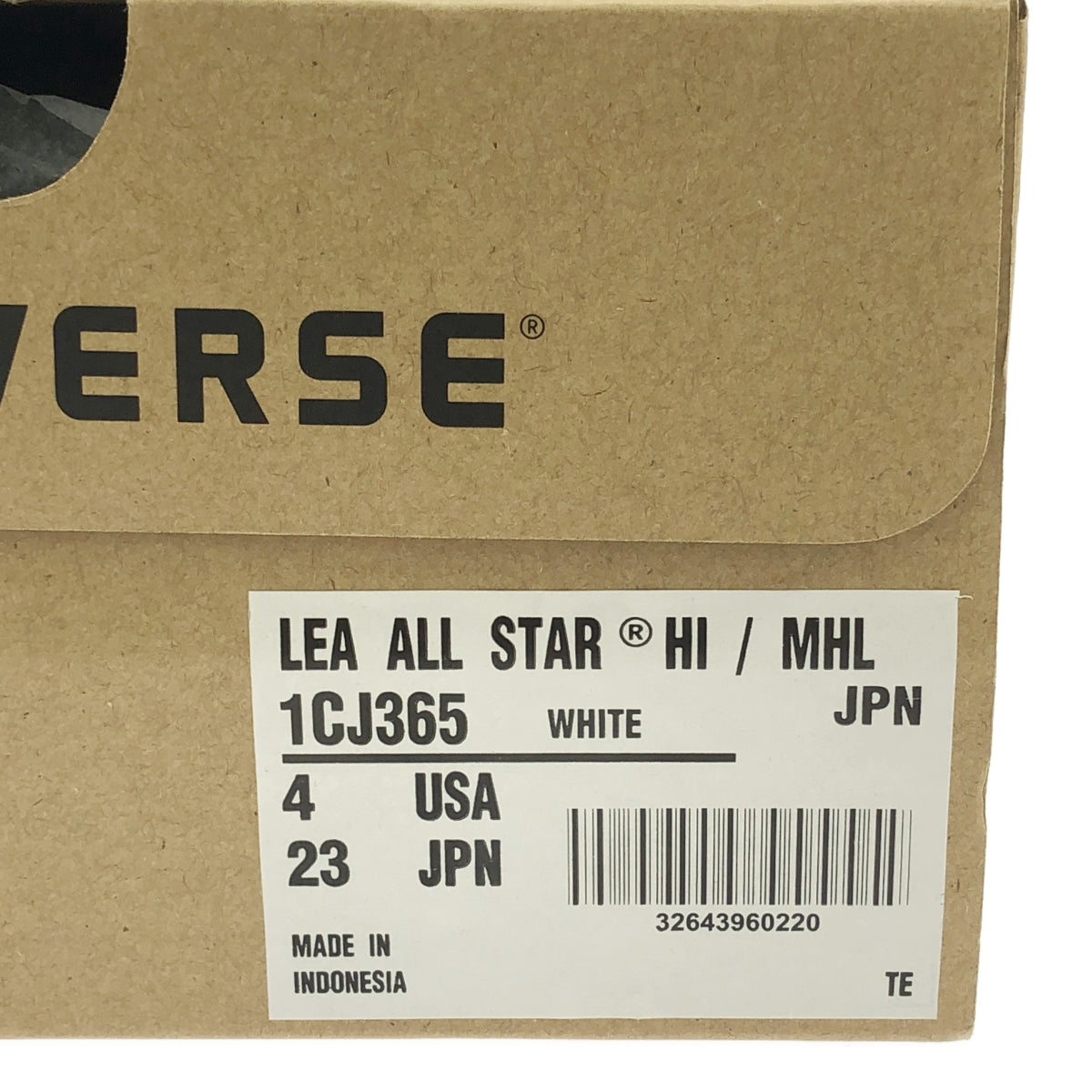 【新品】  CONVERSE / コンバース | LEA ALL STAR HI MHL スニーカー 1CJ365 | 23 | ホワイト | レディース