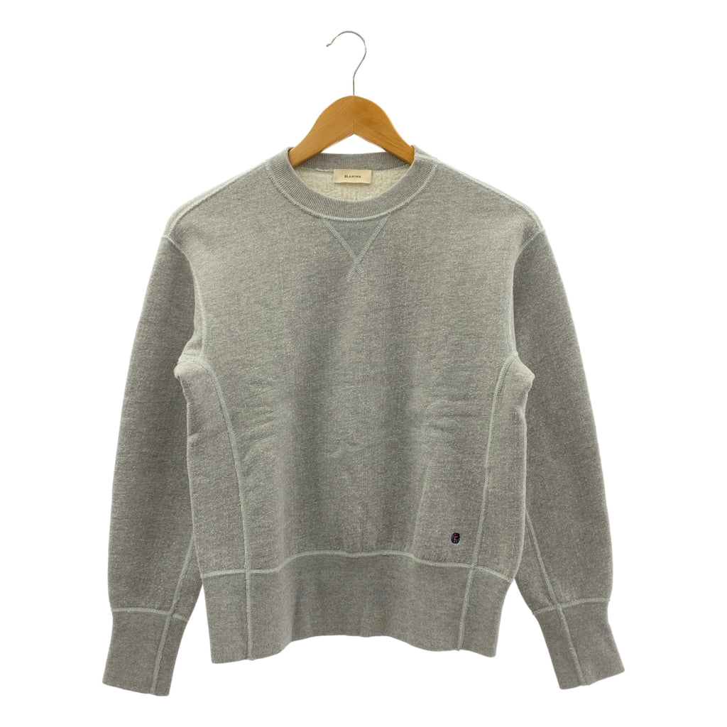 BLAMINK / ブラミンク | プルオーバー スウェット トレーナー | 0 | グレー | レディース