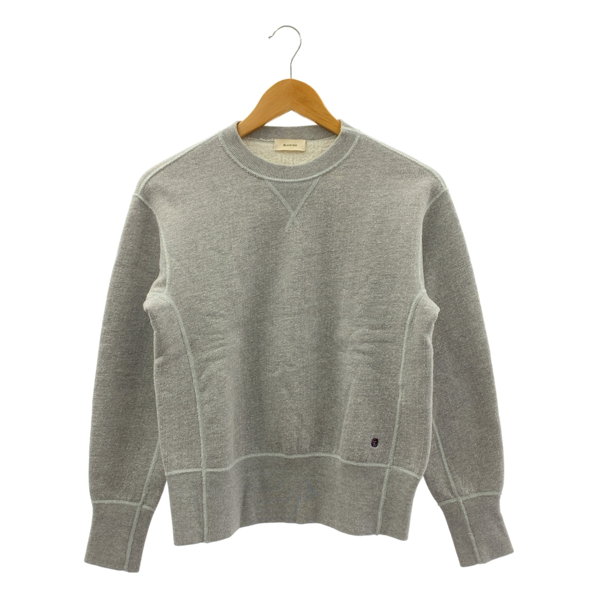 BLAMINK / ブラミンク | プルオーバー スウェット トレーナー | 0 | グレー | レディース