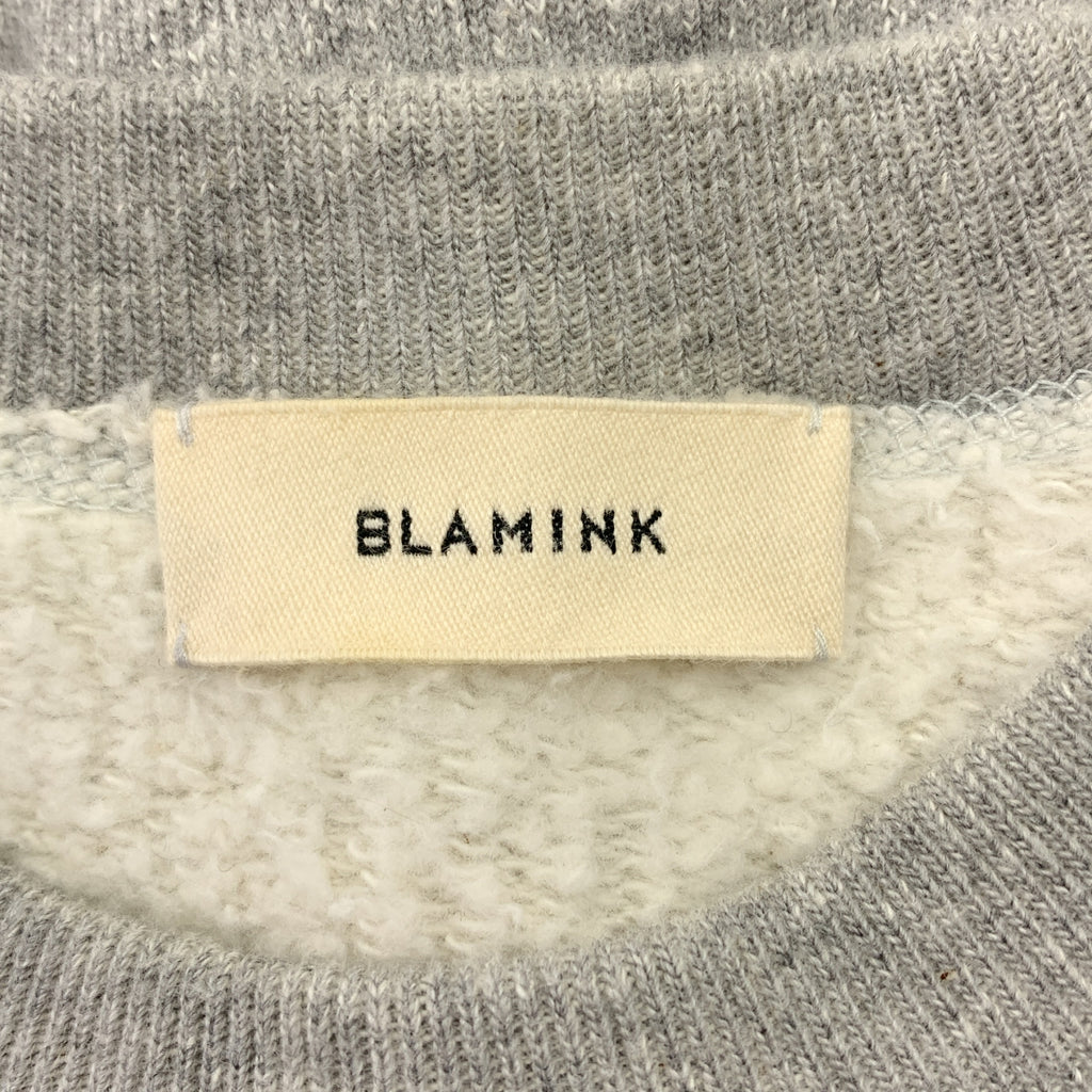 BLAMINK / ブラミンク | プルオーバー スウェット トレーナー | 0 | グレー | レディース