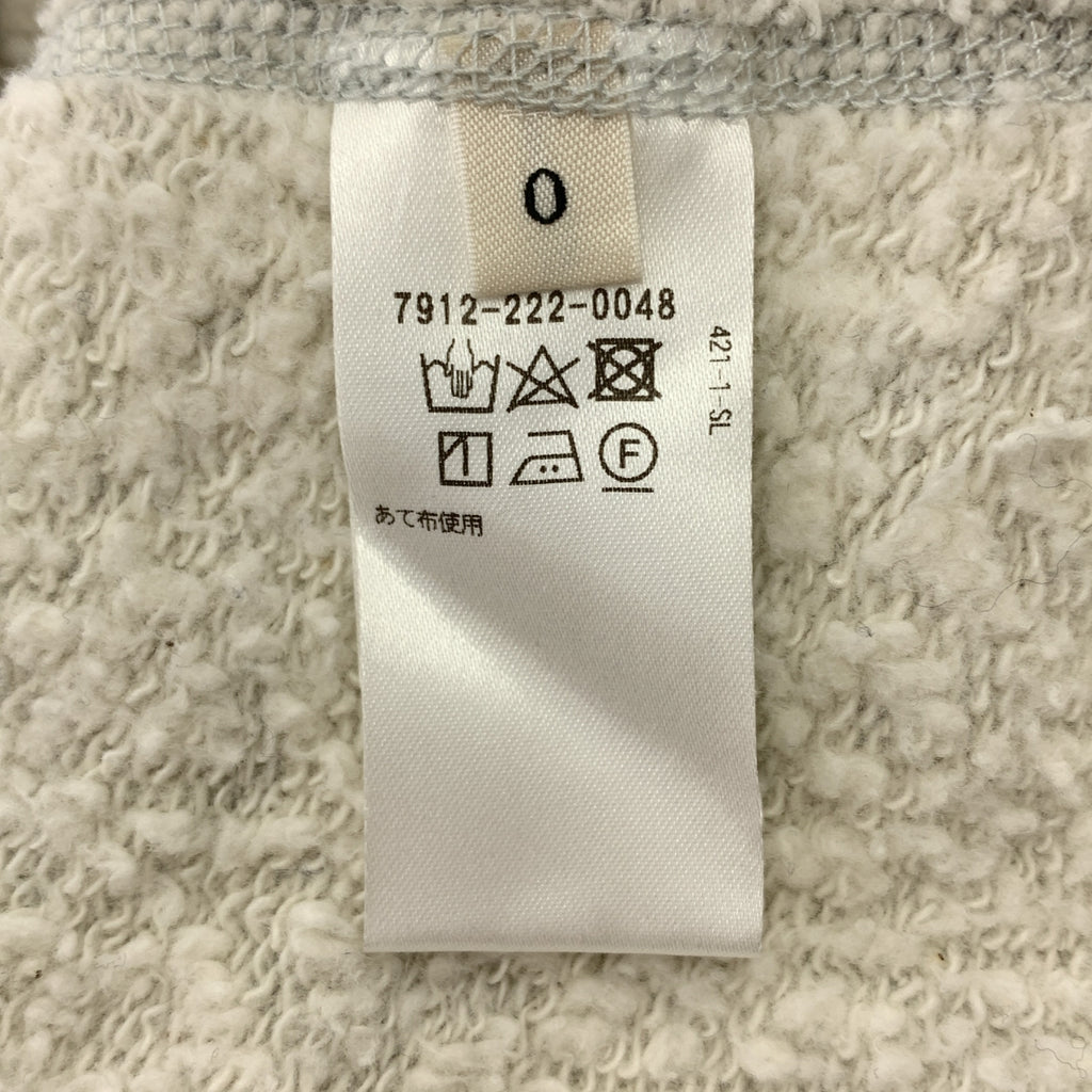 BLAMINK / ブラミンク | プルオーバー スウェット トレーナー | 0 | グレー | レディース