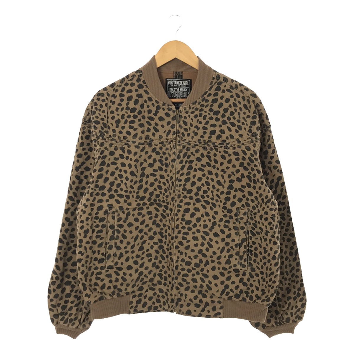 HYSTERIC GLAMOUR / 히스테릭 글래머 | 2022SS | CHEETAH 무늬 컵 숄더 재킷 | M | 브라운 | 남성