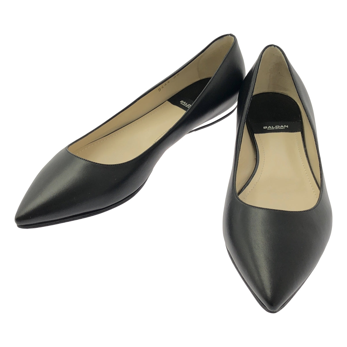 BALDAN / バルダン | レザー ポインテッドトゥ フラットシューズ | 38