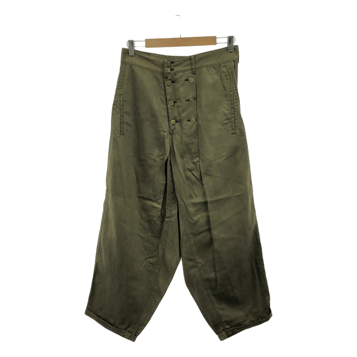 Y's / Y's Yohji Yamamoto | 棉麻圓點燈籠褲 | 2 | 橄欖綠 | 女款