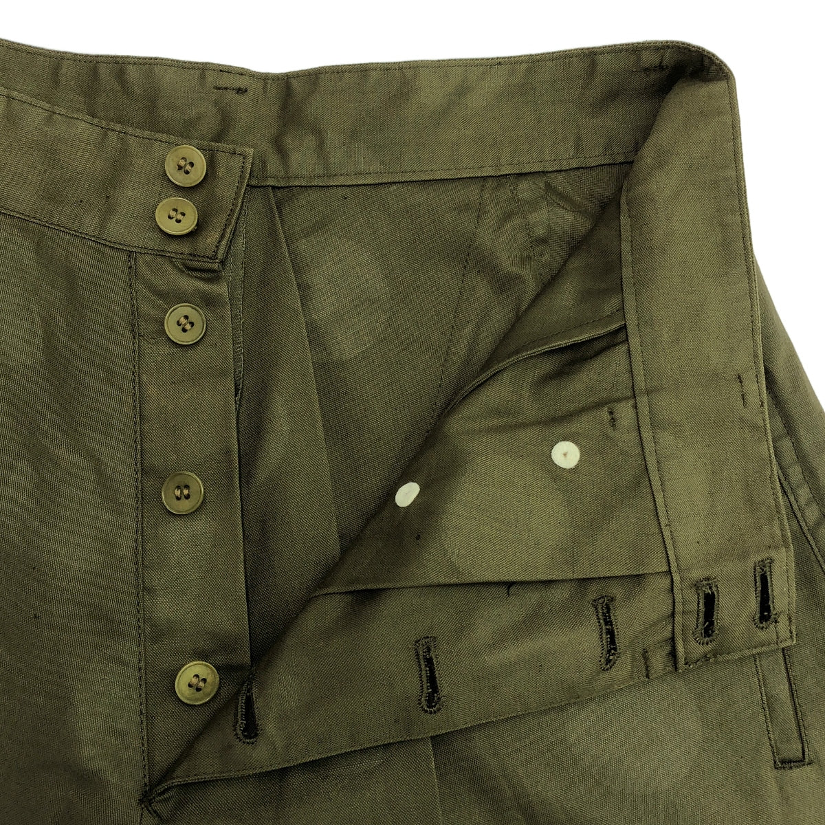 Y's / Y's Yohji Yamamoto | 棉麻圓點燈籠褲 | 2 | 橄欖綠 | 女款