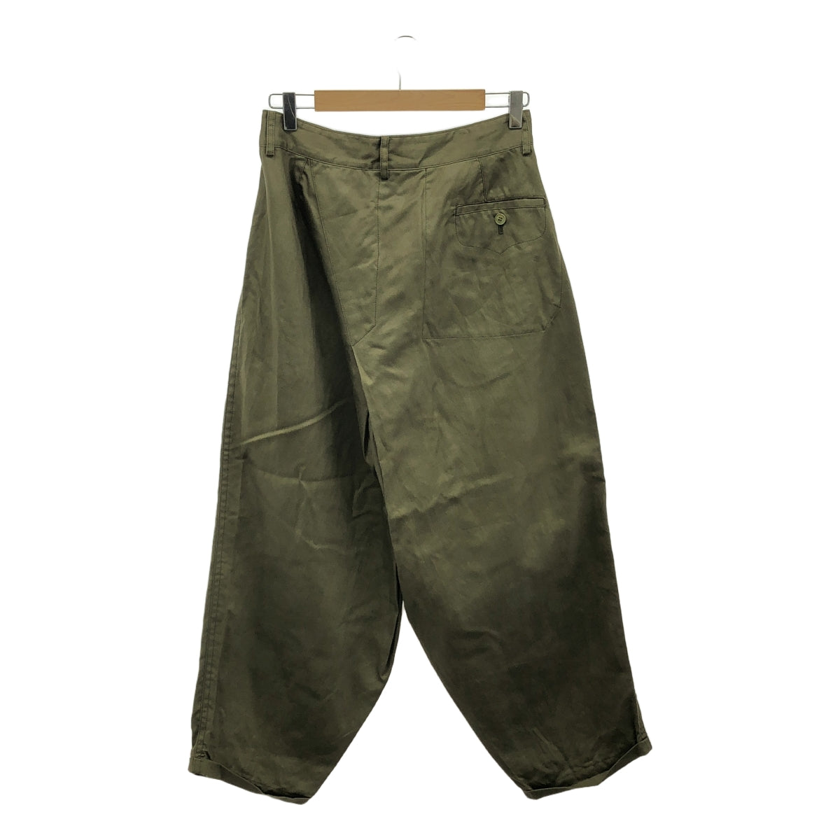 Y's / Y's Yohji Yamamoto | 棉麻圓點燈籠褲 | 2 | 橄欖綠 | 女款