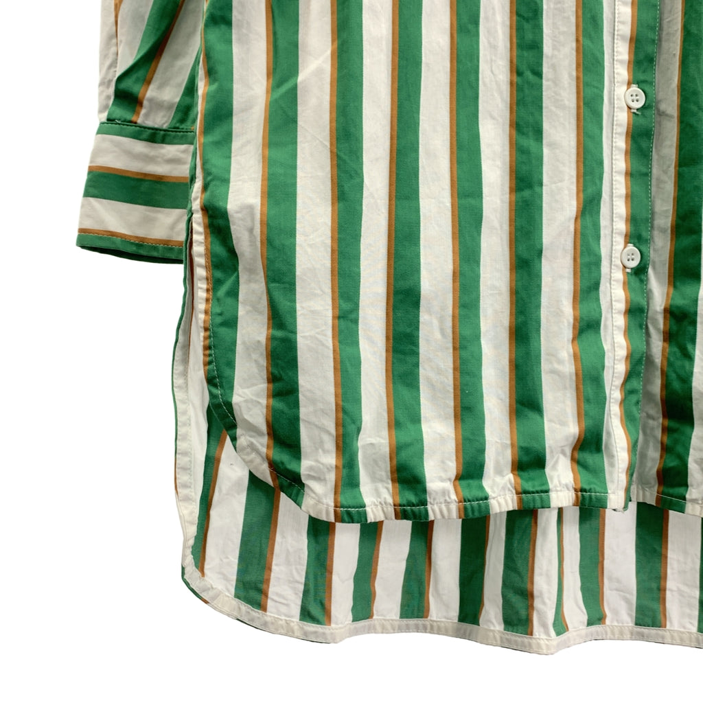 Lee Mathews / リーマシュー | コットン ストライプ ロングシャツ | 00 | レディース