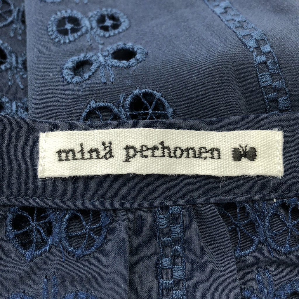 mina perhonen / ミナペルホネン | chiyo 刺しゅうリボン ワンピース | 38 | レディース