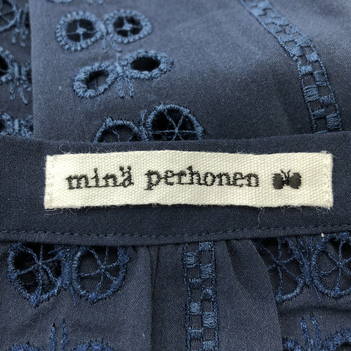 mina perhonen / ミナペルホネン | chiyo 刺しゅうリボン ワンピース | 38 | レディース