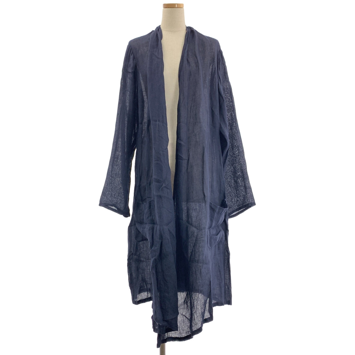 denis colomb | 亞麻長袍外套/春季外套 | XS | 女款