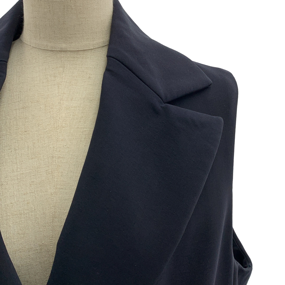 CINOH / チノ | オーバーシルエット ロゴボタン スリーブレス ベスト コート / 総裏地 | F | レディース