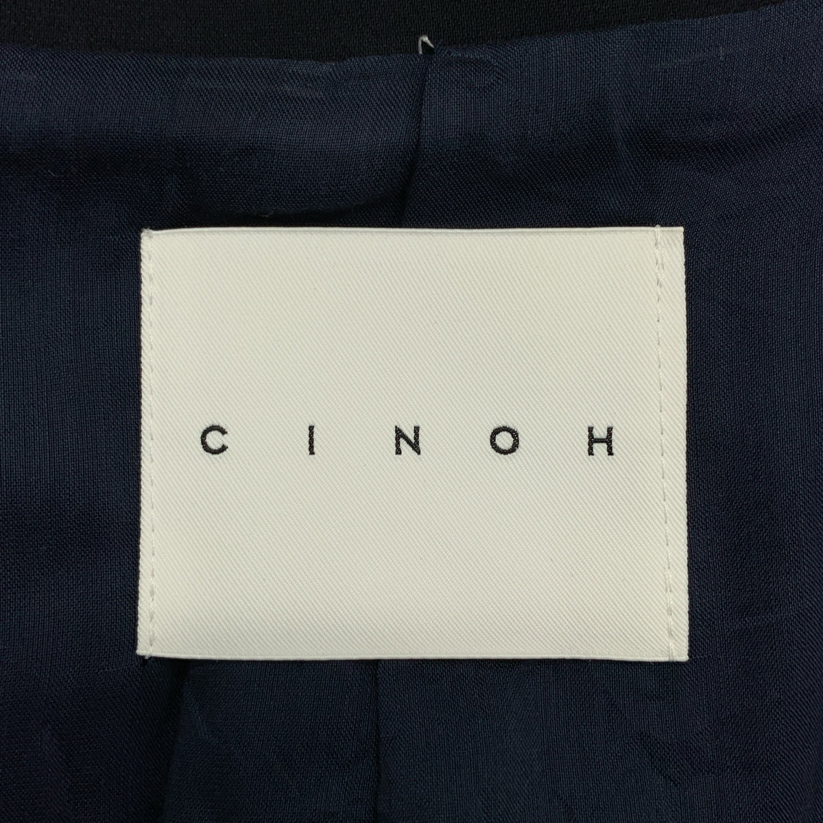 CINOH / Chino | 超大Logo連結無袖背心外套 / 全襯裡 | F碼 | 女款