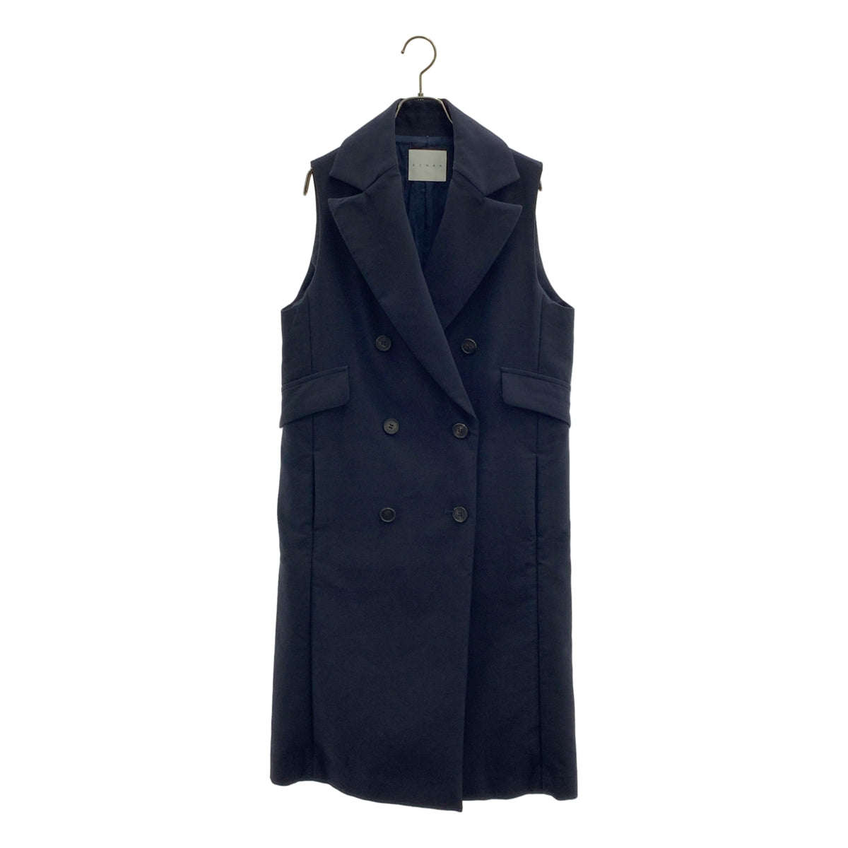 CINOH / Chino | 超大Logo連結無袖背心外套 / 全襯裡 | F碼 | 女款