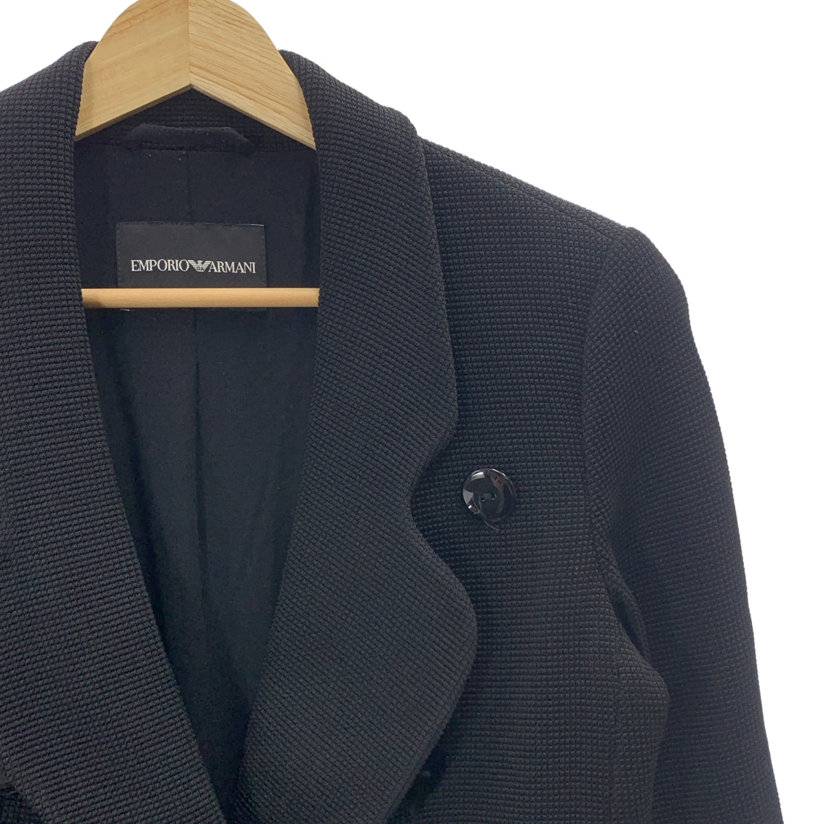 EMPORIO ARMANI / エンポリオアルマーニ | ダブル テーラードジャケット | 42 | ブラック | メンズ