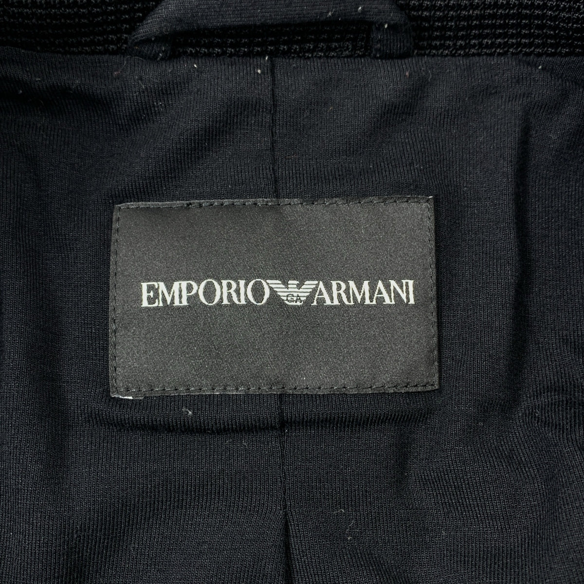 EMPORIO ARMANI / エンポリオアルマーニ | ダブル テーラードジャケット | 42 | ブラック | メンズ