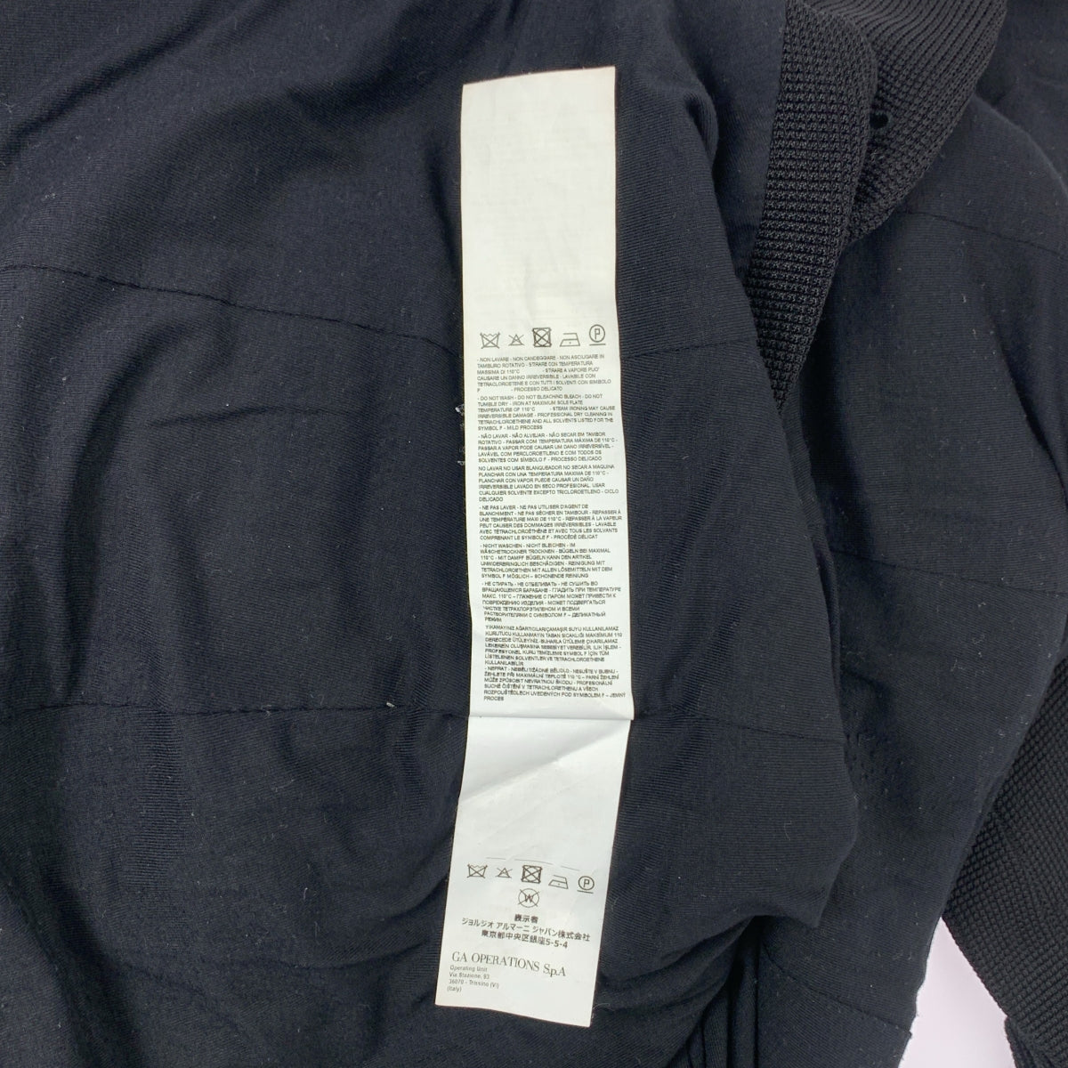 EMPORIO ARMANI / エンポリオアルマーニ | ダブル テーラードジャケット | 42 | ブラック | メンズ