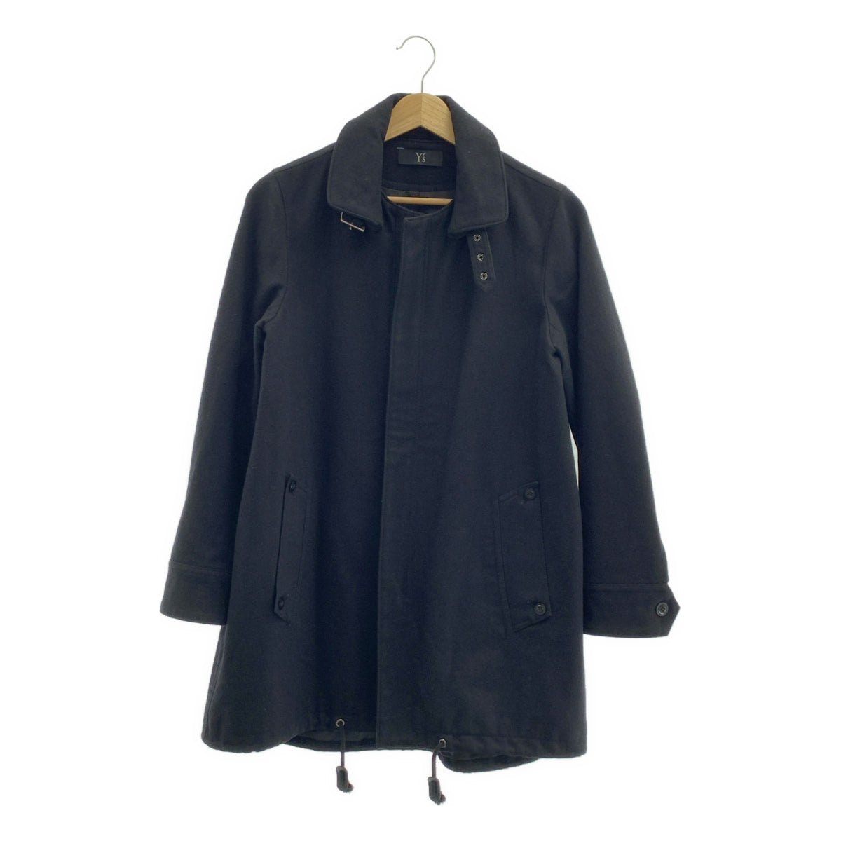 Y's / Y's Yohji Yamamoto | 兩用羊毛雙拉鍊外套 | 1 碼 | 黑色 | 女款