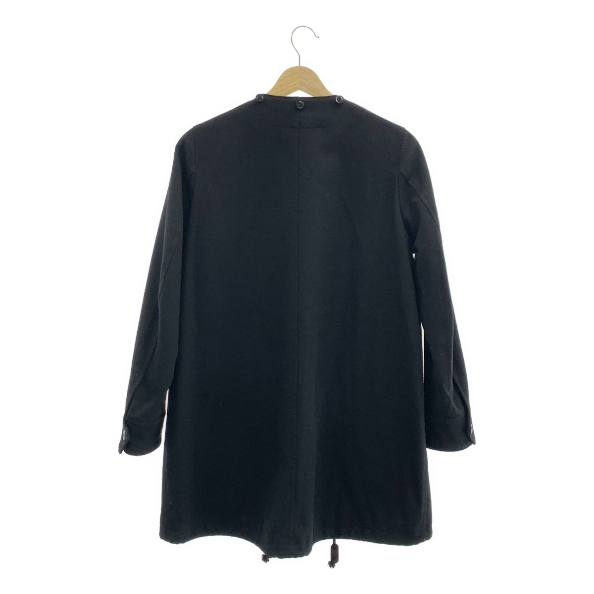 Y's / Y's Yohji Yamamoto | 兩用羊毛雙拉鍊外套 | 1 碼 | 黑色 | 女款