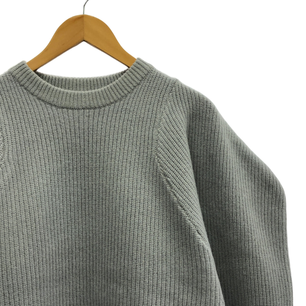 HARUNOBUMURATA / ハルノブムラタ | 2024AW | KAMARI - ROUNDED SLEEVE WOOL KNIT SWEATER ニット | 38 | レディース