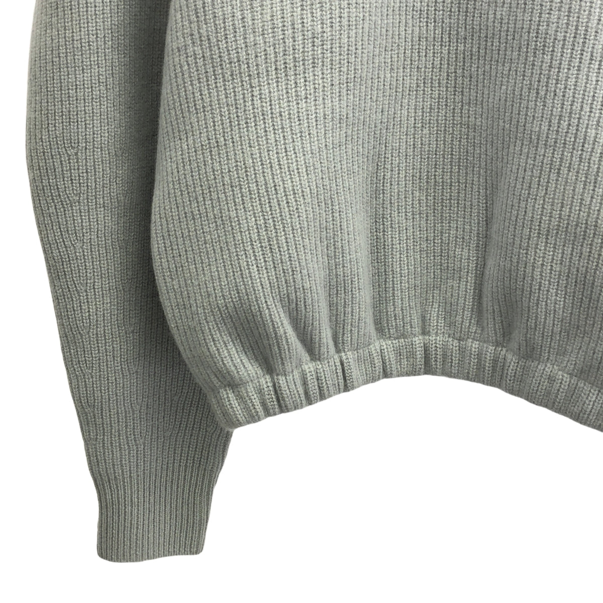 HARUNOBUMURATA / ハルノブムラタ | 2024AW | KAMARI - ROUNDED SLEEVE WOOL KNIT SWEATER ニット | 38 | レディース