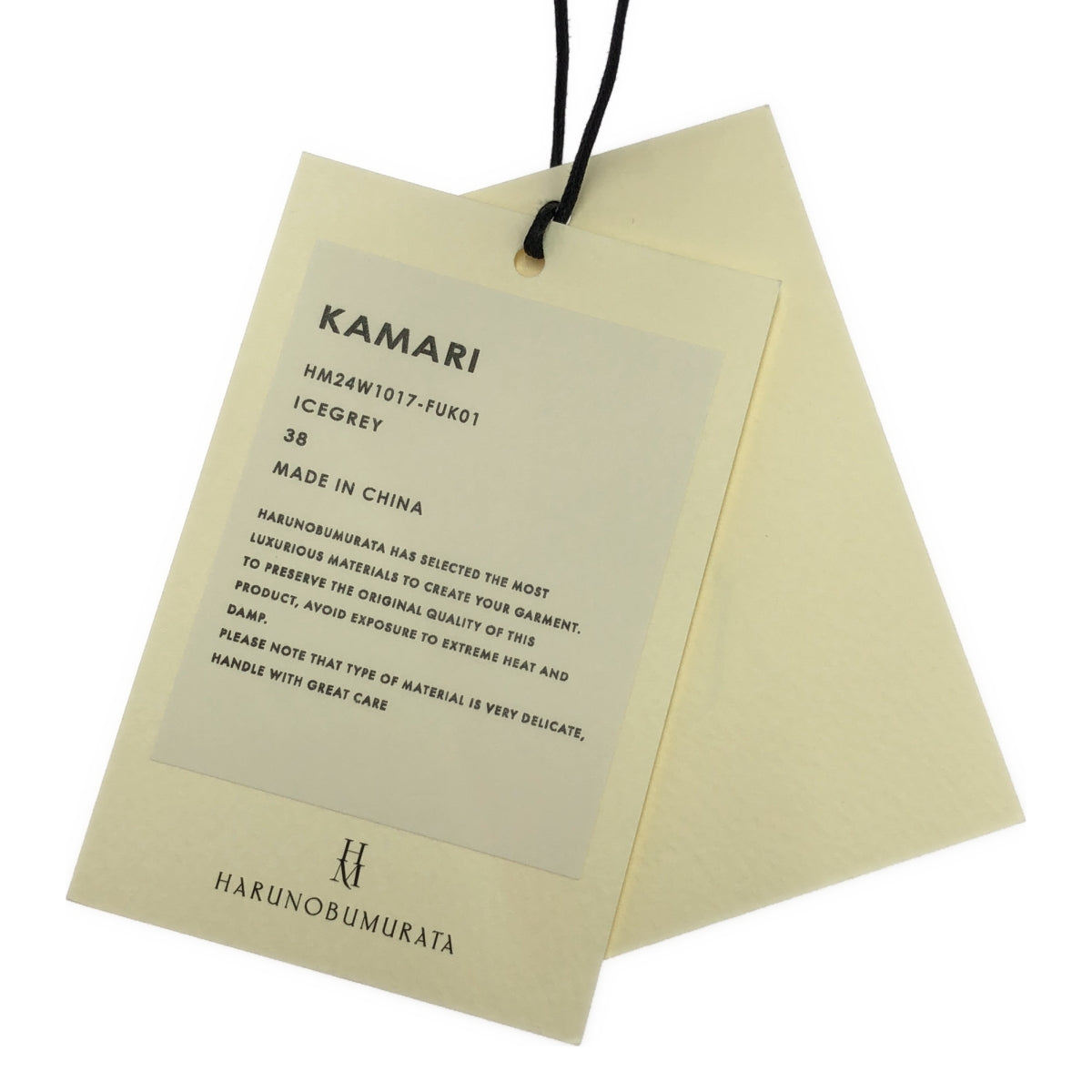 【新品】  HARUNOBUMURATA / ハルノブムラタ | 2024AW | KAMARI - ROUNDED SLEEVE WOOL KNIT SWEATER ニット | 38 | アイスグレー | レディース