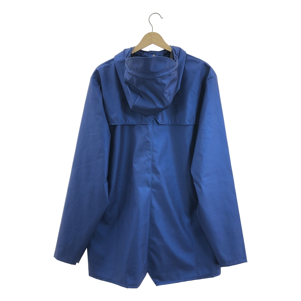 【美品】  RAINS / レインズ | ロングジャケット フーディ | M | ブルー | メンズ