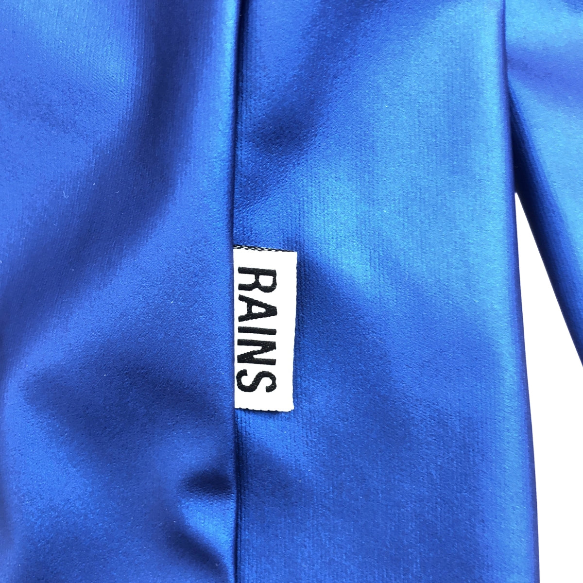 【美品】  RAINS / レインズ | ロングジャケット フーディ | M | ブルー | メンズ