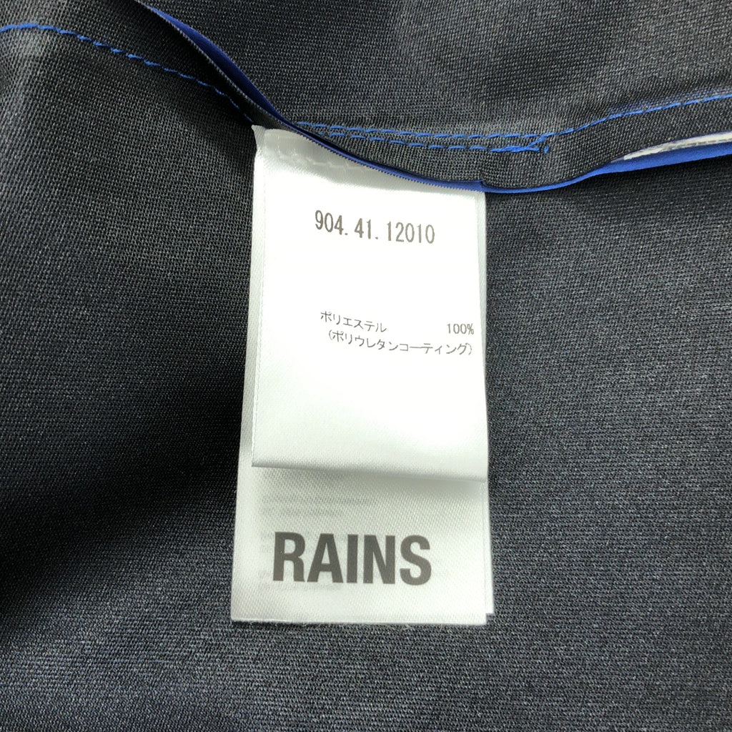 RAINS 男士長連帽外套（M 碼）藍色（狀況極佳）