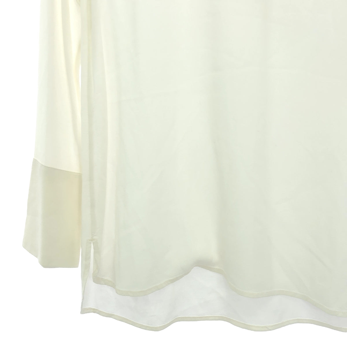 JAMES PERSE | Rayon Shoulder Button Crew Neck Pullover Blouse | 0 | Women's