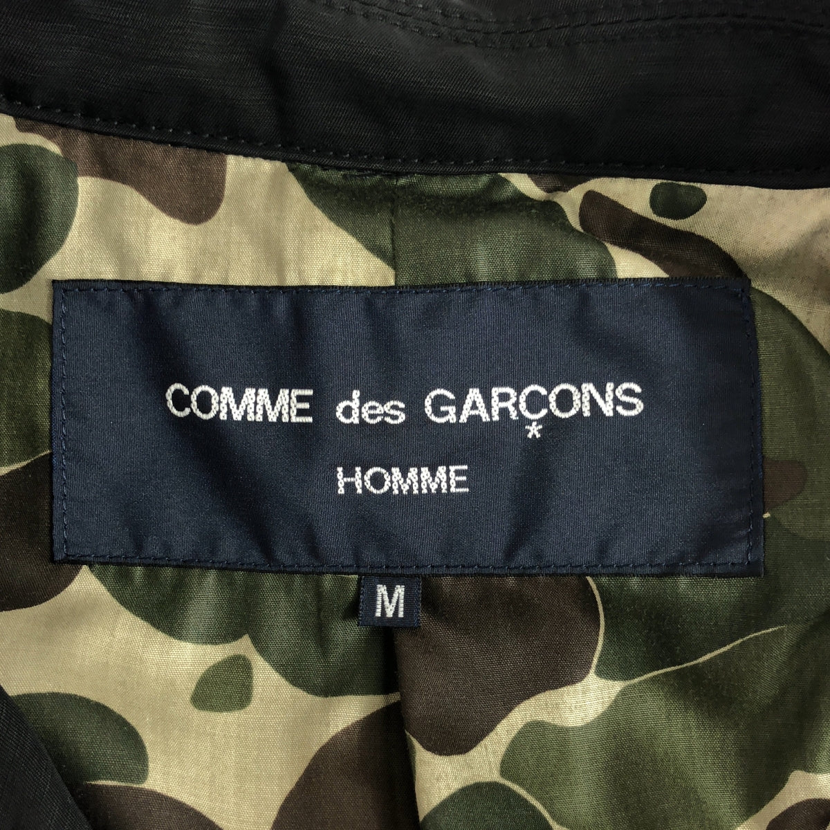 COMME des GARCONS HOMME / 컴데 갤슨 옴므 | 2023SS | 린넨 나일론 패커링 스텐 컬러 코트 | M | 남성