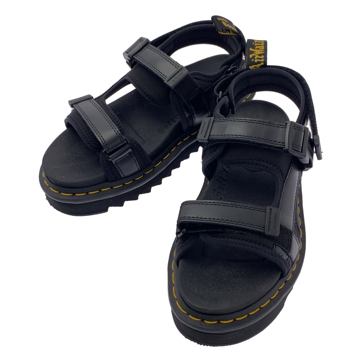 Y's / Y's Yohji Yamamoto | 2022 春夏 | x Dr. Martens 聯名 FORSTER ZEB Y'S 綁帶鯊魚底涼鞋 | 英國尺寸 6 | 男款