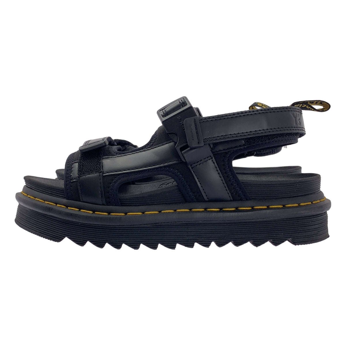Y's / Y's Yohji Yamamoto | 2022 春夏 | x Dr. Martens 聯名 FORSTER ZEB Y'S 綁帶鯊魚底涼鞋 | 英國尺寸 6 | 男款