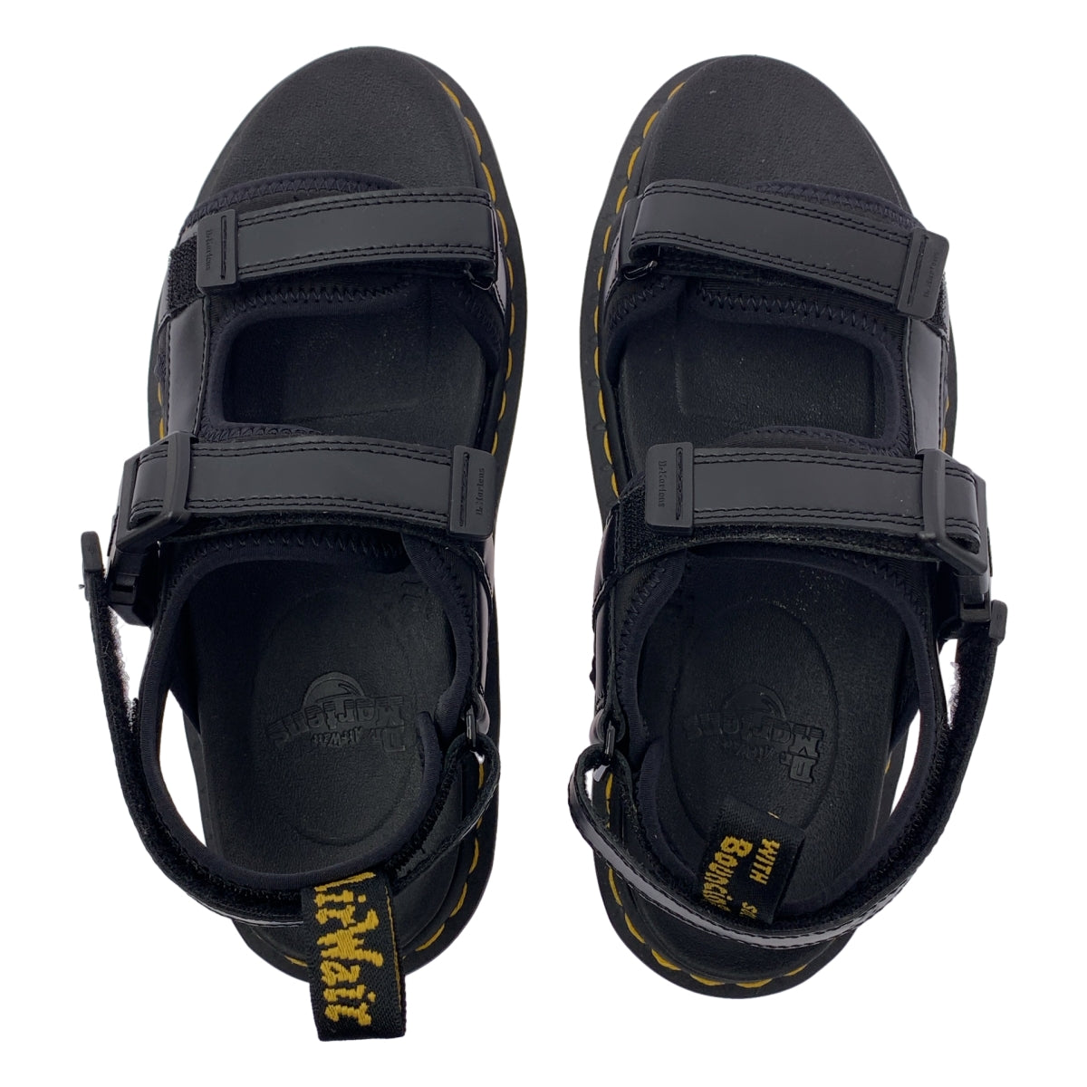 Y's / Y's Yohji Yamamoto | 2022 春夏 | x Dr. Martens 聯名 FORSTER ZEB Y'S 綁帶鯊魚底涼鞋 | 英國尺寸 6 | 男款