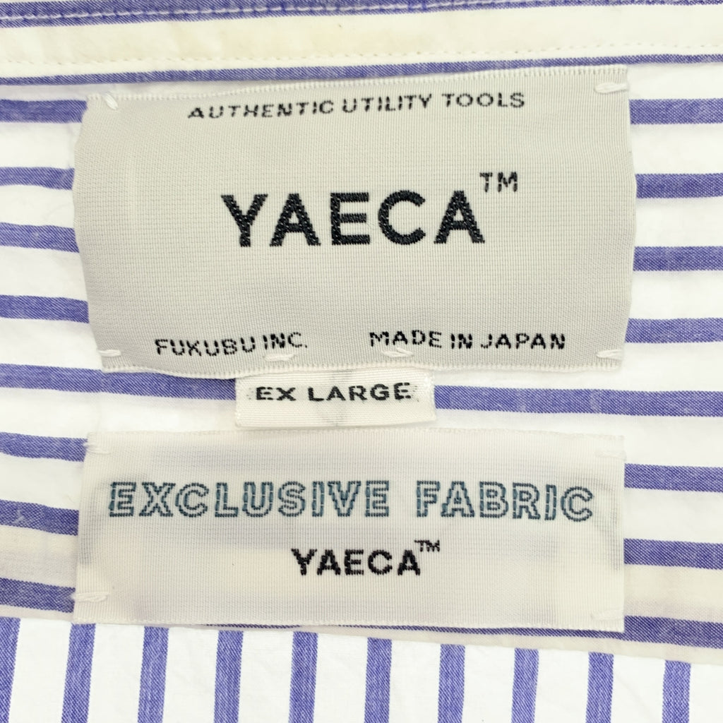 YAECA / 야에카 | 스트라이프 컴포트 셔츠 스탠다드 셔츠 | XL | 남성