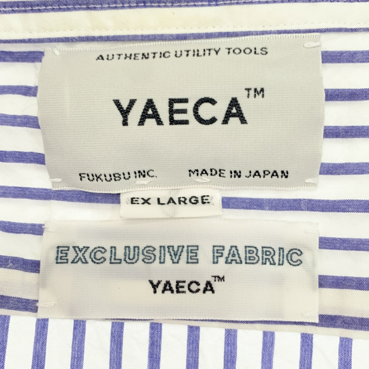 YAECA / ヤエカ | ストライプ コンフォートシャツ スタンダードシャツ | XL | メンズ