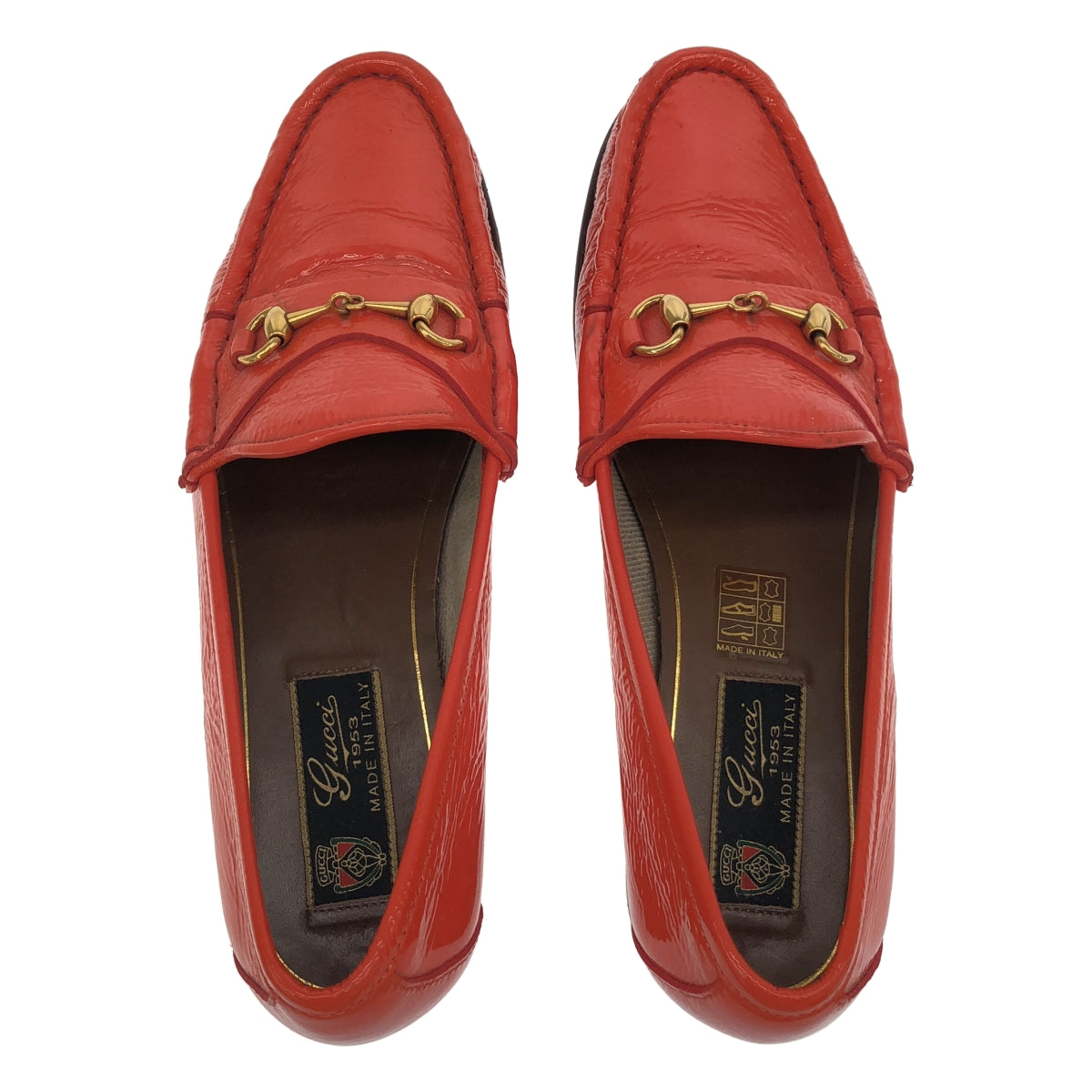 GUCCI | 漆皮馬階扣樂福鞋 | 36碼 | 女款