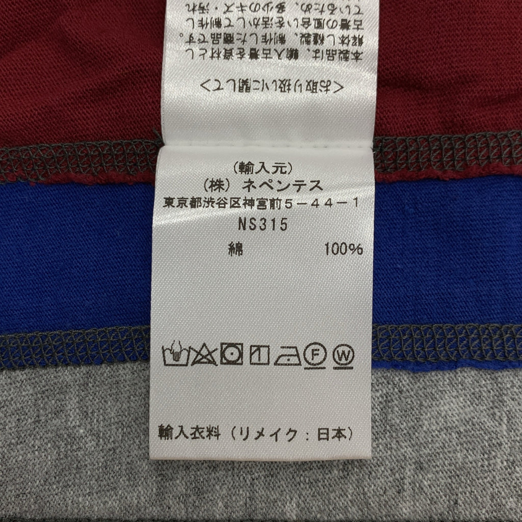 Rebuild by Needles / リビルドバイニードルス | リメイク 再構築 カレッジプリント Tシャツ | ONE SIZE | メンズ