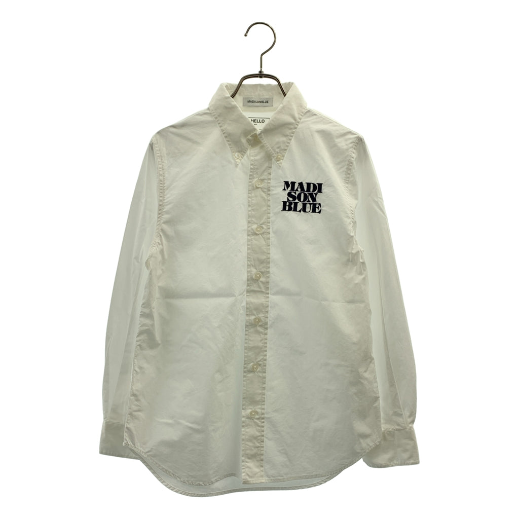 MADISON BLUE / 매디슨 블루 | 2023SS | BD SH TYPEWRITER / 로고 버튼 셔츠 블라우스 | 00 (XS) | 여성