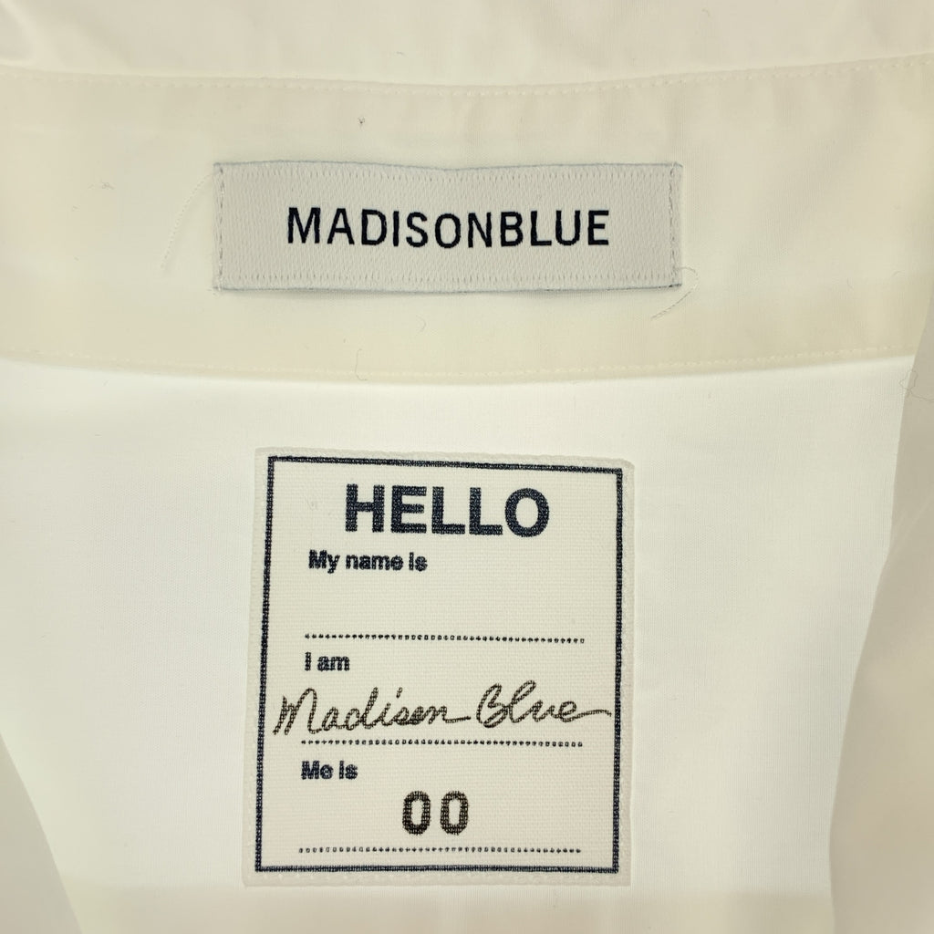MADISON BLUE / 매디슨 블루 | 2023SS | BD SH TYPEWRITER / 로고 버튼 셔츠 블라우스 | 00 (XS) | 여성