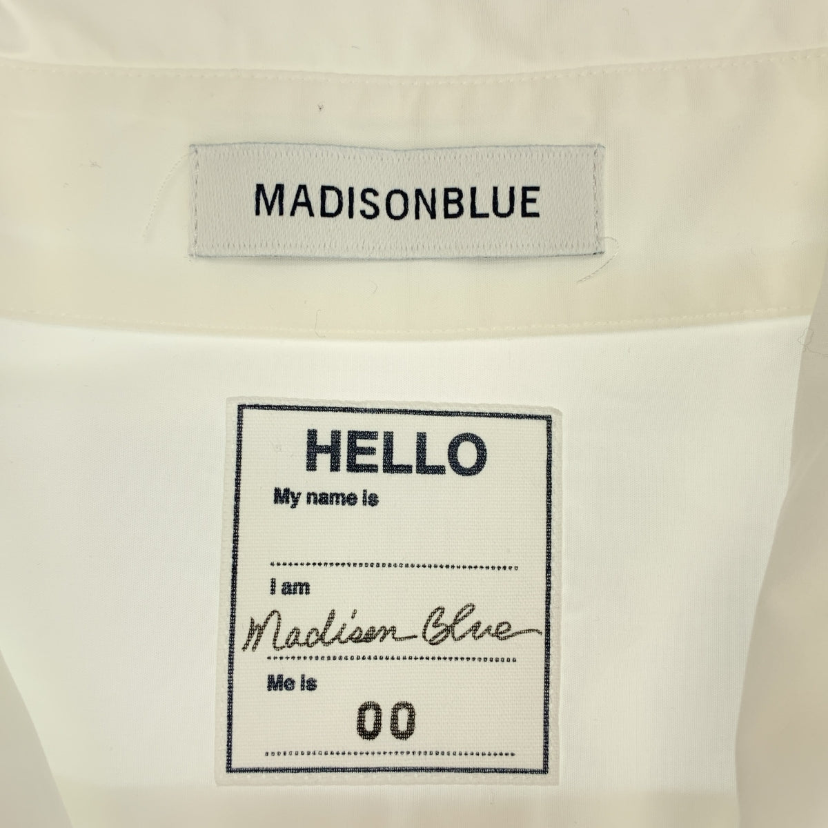 MADISON BLUE / 매디슨 블루 | 2023SS | BD SH TYPEWRITER / 로고 버튼 셔츠 블라우스 | 00 (XS) | 여성