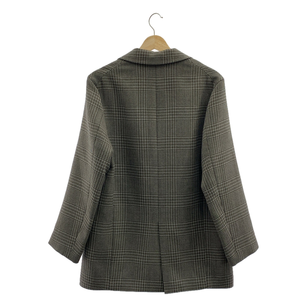 Col Pierrot | 2022 秋冬系列 | Deuxieme Classe / 格紋夾克，1B，全襯裡，拉鍊休閒褲和長褲 | 尺寸 38 | 女款