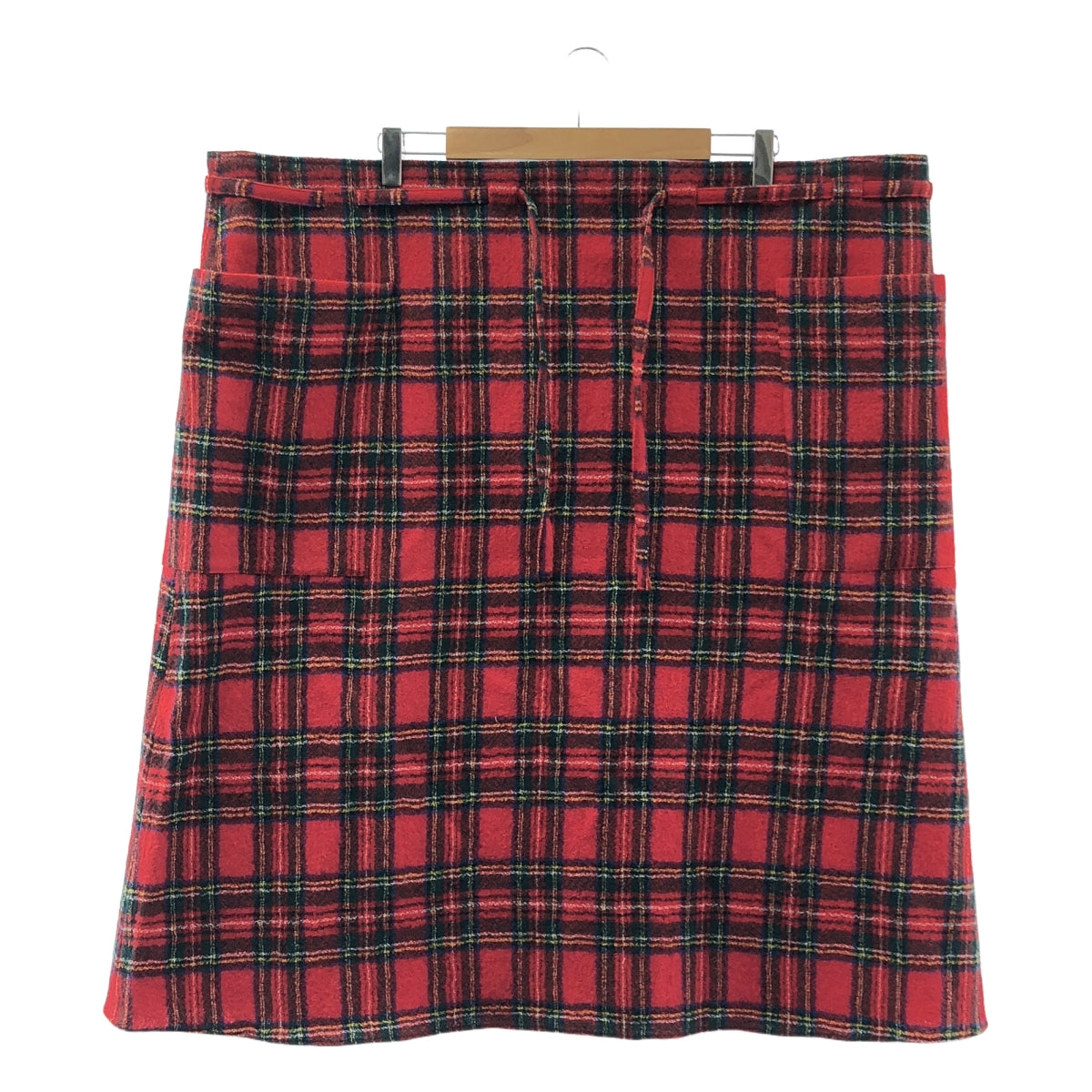 【新品】  R&D.M.Co / オールドマンズテーラー | WOOL TARTAN CHECK STRING SKIRT ウールタータンチェック ストリングスカート | F | Royal Stewart / ロイヤルスチュワート | レディース