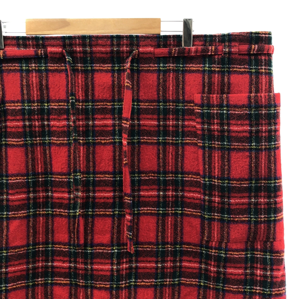 【新品】  R&D.M.Co / オールドマンズテーラー | WOOL TARTAN CHECK STRING SKIRT ウールタータンチェック ストリングスカート | F | Royal Stewart / ロイヤルスチュワート | レディース