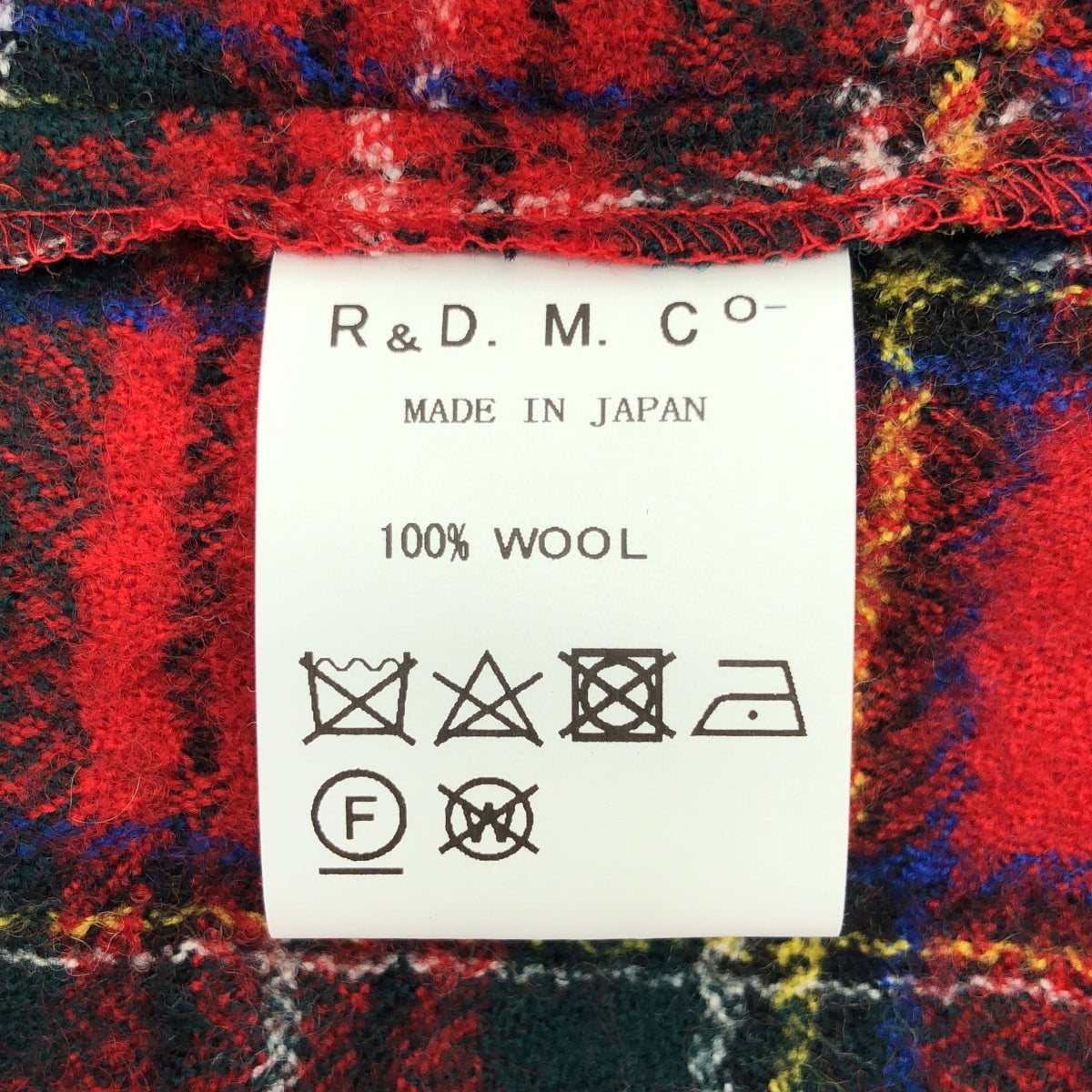 【新品】  R&D.M.Co / オールドマンズテーラー | WOOL TARTAN CHECK STRING SKIRT ウールタータンチェック ストリングスカート | F | Royal Stewart / ロイヤルスチュワート | レディース