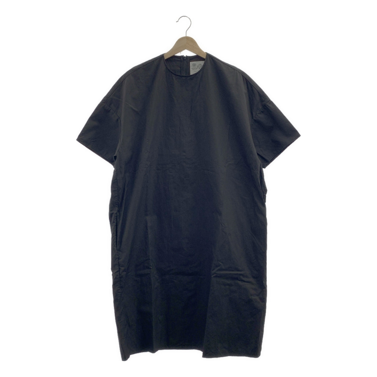 R&amp;D.M.Co / Old Man's Tailor | 棉質超大後拉鍊口袋連身裙 |