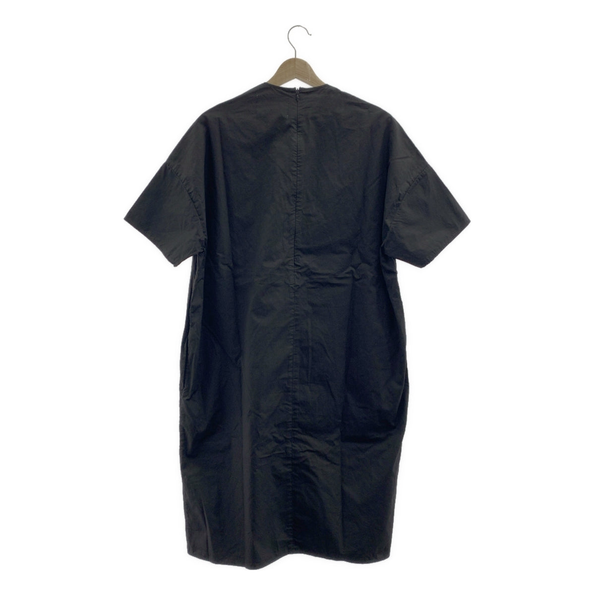 R&amp;D.M.Co / Old Man's Tailor | 棉質超大後拉鍊口袋連身裙 |